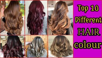 TOP 10 DIFFERENT HAIR COLOR IDEAS | WOMEN'S HAIR COLOR TRENDS 2021 - 2B A  Rising Star