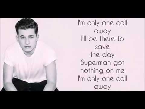 One Call Away Lyrics with Vocal Track (2 min edit)